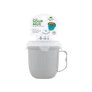 Jacent Microwaveable Soup Mug With Clip on Lid, 20 Ounce - 1 Pack