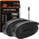 700C Heavy Duty Bike Tubes 700x35C/38C/40C/43C FV48 Presta Valve (35/43-622) 700C Bicycle Inner Tubes Compatible with 700 x 35C 700x36C 700x37C 700x38C 700x40C 700x42C 700x43c Bike Tire Tubes 2-PCS