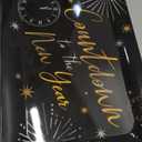 Multicolor Melamine Tray - Durable & Stylish Platter, Perfect for New Year's Eve Celebrations (1 Pc.), Countdown to The New Year, 13" x 18.5"