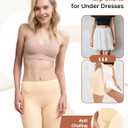 INNERSY Women's Seamless Slip Shorts for Under Dresses Anti Chafing Cooling Boy Shorts 2-Pack (XL)