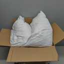 Sealy Perfect Temp Bed Pillows, Plush 100% Cotton Cover, Soft, Breathable, Temperature Balancing, Moisture Wicking, Hypoallergenic EverFluff Fiberfill, Machine Washable, Standard/Queen, White - 2 Pack