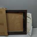 16x20 Diploma Frames 14x17 with Black Mat - Walnut Wood Finish | Shatter-Resistant Glass | for Wall Mounting | Gift for Graduations & Professional Certificate (1 Pack)