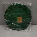 Noctiflorous Round Felt Placemats with Coasters Set of 6 Diameter 13 inch Non Slip Place Mats Heat Resistant Durable Tablemats Fall Table Decorations for Dining Table(Christmas Green, 6)