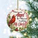 Memorial Ornament, Angel in Heaven, Memorial for Loss of Loved One, Remembrance Keepsakes for Christmas, Sympathy Gifts for Family Friends (Uncle)