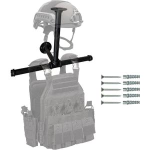 Wall Mount Hanger Holder Iron Tactical Gear for Training Vest,Armor Breastplate Helmet Organizer