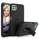 for Celero 5G Phone Case with 2 Pack Screen Protector, Military Grade Car Mount Dual Layer Rugged Protection Shockproof Celero 5G Case Built-in Kickstand Compatible with Celeron 5G Phone Case -Black