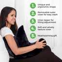 Rotator Cuff Pillow, Soft Comfortable Shoulder Pillow for Surgery, Ergonomic Shoulder Support Pillow with Double Zipper Cover, Machine Washable, Black