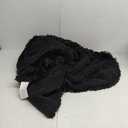 Bedsure GentleSoft Fuzzy Sherpa Faux Fur Twin Blanket Black Cozy Gifts for Women Men, Soft Fleece Plush Warm Minky Thick Blanket Twin Size for Bed, Couch, Dorm Essentials Black Decor Gifts, 60x80