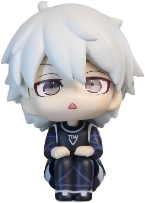 Nagi Seishiro Figure Anime Look Up Figurine 3.9'' PVC Cute Q Version Action Figure Model Cake Topper Collectible Statue (3.9 inch)