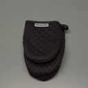 KitchenAid Asteroid Mini Oven Mitt, 5.5"x8", Charcoal Grey 2 Count