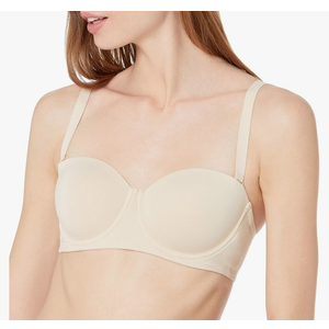 INLYRIC Women's Cosnufy Sheer Balconette Bra Demi Unlined Plunge Mesh See Through Sexy Bras Underwire