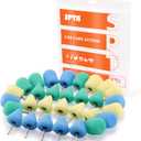 Mini Buffing Polishing Pads, 30Pcs Mini Detail Polishing balls Use On Rotary Tools,Cordless electric drill, Small area Polisher Tool for Tight Area Detailing Polishing Waxing And Sealing Glaze -MNPC30