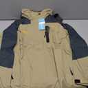 Women's Waterproof Rain Jacket Windproof Hooded Windbreaker Lightweight Raincoat, L