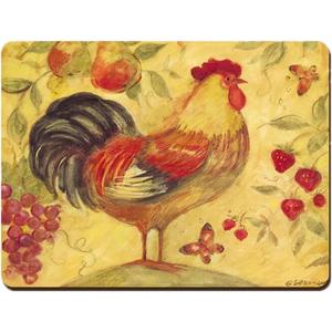 Cork Hardboard Placemat, Kitchen Table Insulation Plate Pad Bowl Mat Coaster Western Tableware Mat 2PCS for Home - 40 x 30 cm (15.7 X 11.8 Inch)