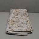 WITSHOCK 8x10 Area Rugs for Living Room: Machine Washable Non Slip Vintage Carpet - Low Pile Lightweight Print Rug for Bedroom Dining Room Kitchen Table - Stain Resistant for Household (Light Blue)