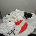 12Ft Halloween Inflatables Giant Ghost with 7 Colors Changing LED Lights, Halloween Decorations Outdoor Blow Up with Sandbags Stakes Strings Clearance for Outdoor/Home/Holiday/Party/Yard/Lawn