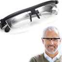 Adjustable Reading Glasses, Focus Adjustable Glasses Dial Vision, Adjustable Glasses for Men Women