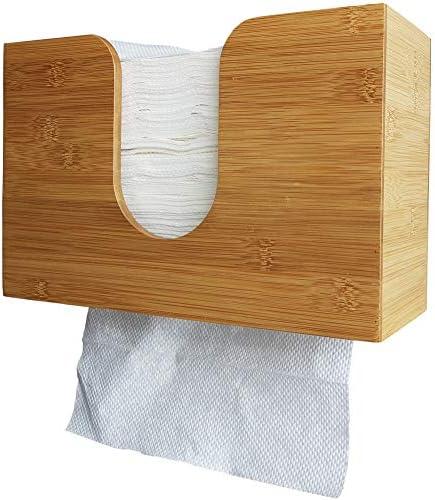 Nature's Supplies Paper Towel Dispenser Wall Mount,Bamboo Trifold Paper Towel Dispenser Countertop,Paper Towel Holder for Bathroom,Kitchen, Office,Toilet Nature's Supplies Paper Towel Dispenser Wall Mount,Bamboo Trifold Paper Towel Dispenser Countertop,Paper Towel Holder for Bathroom,Kitchen, Office,Toilet