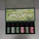 SALKING Spring Fragrance Oils Set, Premium Essential Oils Gift Set for Diffuser, Scented Oil for Soap & Candle Making - After Rain, Fresh Cut Grass, Sweet Pea, Rose Geranium, Cherry Blossom, Gardenia