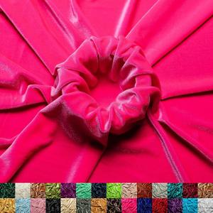 Ice Fabrics Stretch Velvet Fabric by The Yard - 60" Wide Soft Stretchy Fabric for Sewing Clothes, Apparel, Costume, Crafts - 90% Polyester 10% Spandex - Hot Pink - 2 Yards