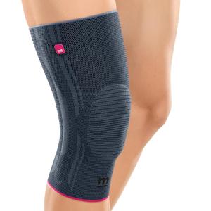 medi Genumedi Knit Knee Support for Men & Women Leg Brace for Knee, Knee Compression Sleeve, Knee Pain Relief (Size lII, Silver)