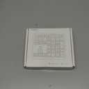 Nulea Wireless Number Pad Bluetooth 5.0 & 2.4G Portable Numeric Keyboard, USB-C Rechargeable, 34-Keys Bluetooth Keyboard for Data Entry (Silvery White)