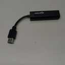 Amazon Basics USB 3.0 to 10/100/1000 Gigabit Ethernet Internet Adapter, Compatible with Windows and macOS, Black