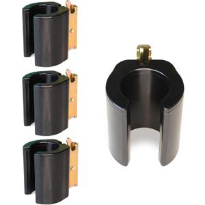 4 Pack E Track Tool Holders, E Track Accessories to Keep Shovels,Broom,Rakes,Tools Stable. Suitable for Garden, Garage, Warehouse & Workshop.