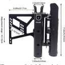 Aventik Bike Fishing Rod Holder for Bike Hold 2 Rods Easy to Mount Secure Stable Fishing Pole Holders