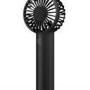 Edvision Mini Handheld Fan, Powerful Portable Fan 3 Speeds, USB Rechargeable Small Hand Fan, Personal Fan Battery Operated, Cute Design Makeup Eyelash Fan for Stylish Girls Women Kids Outdoor, Black