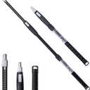 Voomey Professional Telescopic Extension Pole 2.3-4 ft Dual Paint Roller Pole Heavy-Duty telescoping Poles |Multi-Purpose Tool for Painters Painting,Dusting and Window Cleaning, 4 Feet