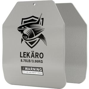 8.75 lb Curved Weighted Vest Plates for Men and Women - 1 Pair Ergonomic Contoured Steel Plates - High-Density Build for Weighted Vests, CrossFit, Hero WOD and Rucking