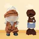 3 Sets Doll Clothes for 15 cm & 17 cm Dolls  Fits Sitting or Standing Figures  Outfits Only (Set 2, Dolls Not Included)