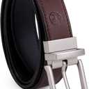 Timberland Men's 35mm Classic Leather Reversible Belt (48, Brown/Black)