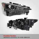 Huray LED Headlight Assembly for Mazda CX-5 CX5 2017-2021 w/o AFS RH Front Projector Headlamp OE Factory Replacement for MA2503151 Right Passenger Side