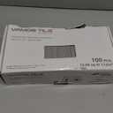 Vamos Tile 100 Pieces Peel and Stick Backsplash Tiles, 3" x 6" PVC Subway Tile, Black Slate Stick on Backsplash Tiles for Kitchen/Bathroom/Fireplace/Laundry/Camper