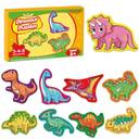 Quilinz 9 Packs Large Piece Jigsaw Puzzles for Toddlers 1-3,Kids Wild Animal Puzzle Ages 3-5,Baby Farm Dinosaur Puzzle,Preschool Educational Montessori Toys for 3 Year Old,Kindergarten Matching Puzzle Pack Of 2