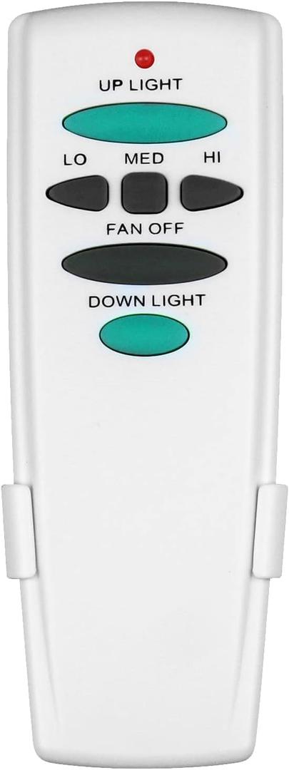Universal Ceiling Fan Remote Control with Up and Down Light Replacement for Hampton Bay Harbor Breeze Hunter 3-Speed Dimmer UC7078T L3H2010FANHD Fan-HD Fan-HD6 (Remote Only)