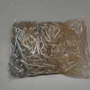 200PCS 2.36'' Spring Snap Hook, M6 1/4Inch Galvanized Silver Steel Carabiner Clip, Small Carabiner Clip 260LBS Holding Capacity Quick Link Keychain for Hammock Dog Leash & Camping Gym