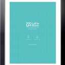 LaVie Home 16 x 22 Picture Frame Black Poster Frame,Display Pictures 12x18 with Mat or 16x22 Without Mat, Stable and Sturdy Frame and Polished Plexiglass, Horizontal and Vertical Format of The Walls
