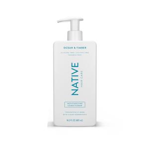 Native Ocean & Timber Shampoo and Conditioner Contain Naturally Derived Ingredients | All Hair Types, Color & Treated, Fine to Dry Damaged, Sulfate & Dye Free - 1-Pack