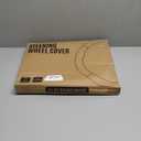 Skechers Steering Wheel Cover,14.5-15 Inch Universal Memory Foam Car Steering Wheel Covers Breathable Anti-Slip Steering Wheels Accessories for Men Women (Black & Grey) (Gray)