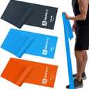 Resistance Bands,Professional Long Non-Latex Elastic Stretch Bands,Exercise Bands for Physical Therapy, Yoga, Pilates, Rehab, at-Home or The Gym Workouts, Strength Training (6.9FT, Orange, Blue, Gray)