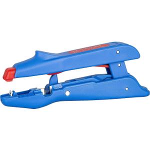 WEICON Mini-Duo No. 150 Stripper / 20-10 AWG (0.5-6 m squared)/Cable with Side Cutter/Blue red/ 6 19/64 inch (160 mm)