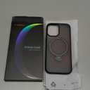 TORRAS Q3 360 Spin for iPhone 17 Case with Camera Control Button, Fit for MagSafe, Military Grade Protective Kickstand Case for 17 Phone Case with Stand, Black