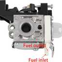 2 x SRM225 RB-K93 Carburetor for Echo SRM 225 GT225 PAS225 PE225 PPF225 SHC225 SRM225i SRM225SB SRM225U Trimmer Replace A021001690 A021001691 A021001692