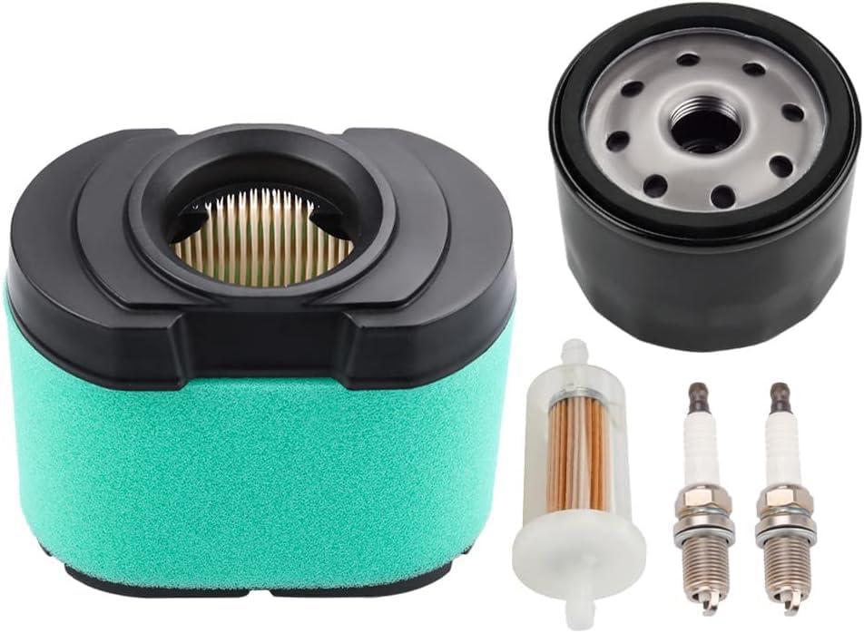 Dalom 792105 Z425 D155 Air Filter for BS 593240 593435 276890 44H777 5405K V-Twin Engine D160 D170 D150 LA155 LA165 LA150 with 492932 696854 Oil Filter