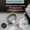 Tommee Tippee Breast-Like Pacifier, 0-6 Months, Symmetrical Design, Natural Breast-Like Baglet, BPA-Free Binkies, Rose/Green/Cream, Pack of 4