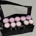 Remington Compact Ceramic Dual Voltage Hot Rollers for Long and Short Hair, Hair Setters, Hair Curlers, 1-1 " Purple/Black, 10 Piece Set