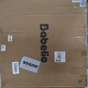 Babelio 72" Extra Wide Baby Gate, AdaptiZone, 3 Metal Panels, Black